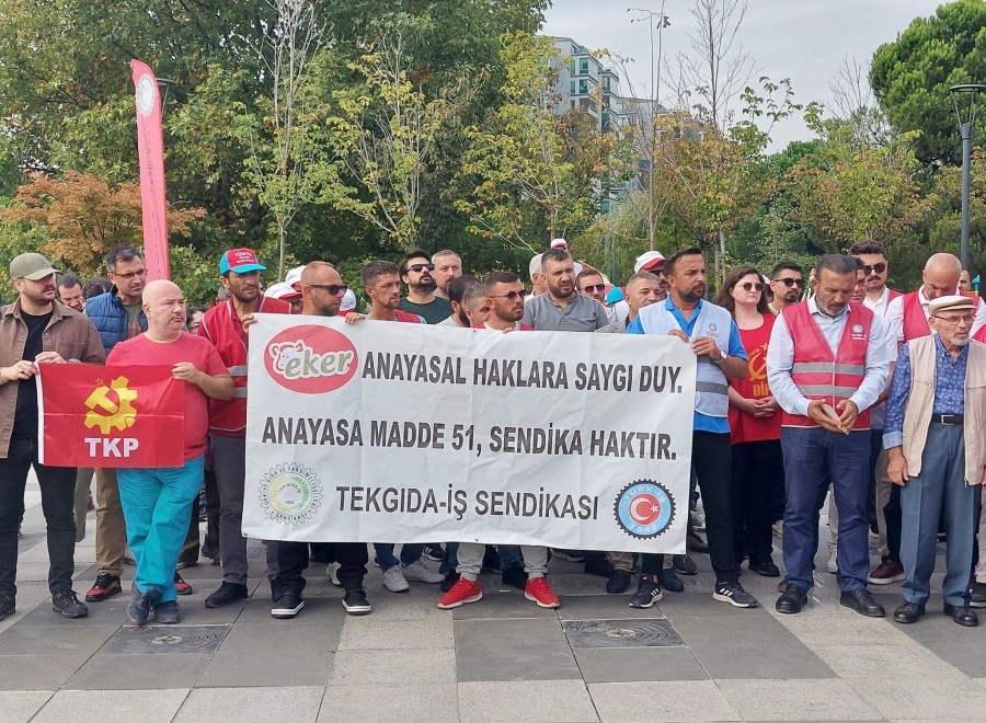 EKER İŞÇİLERİNDEN HAK ARAMA MÜCADELESİ