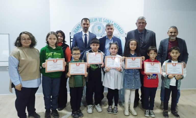 BİLSEM ÖĞLENCİLERİNE SERTİFİKA