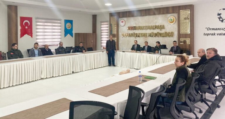 ORMAN PERSONELİNE İLK YARDIM EĞİTİMİ