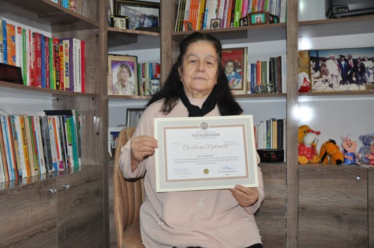 70’İNE MERDİVEN DAYADI, EĞİTİM AZMİ BİTMEDİ