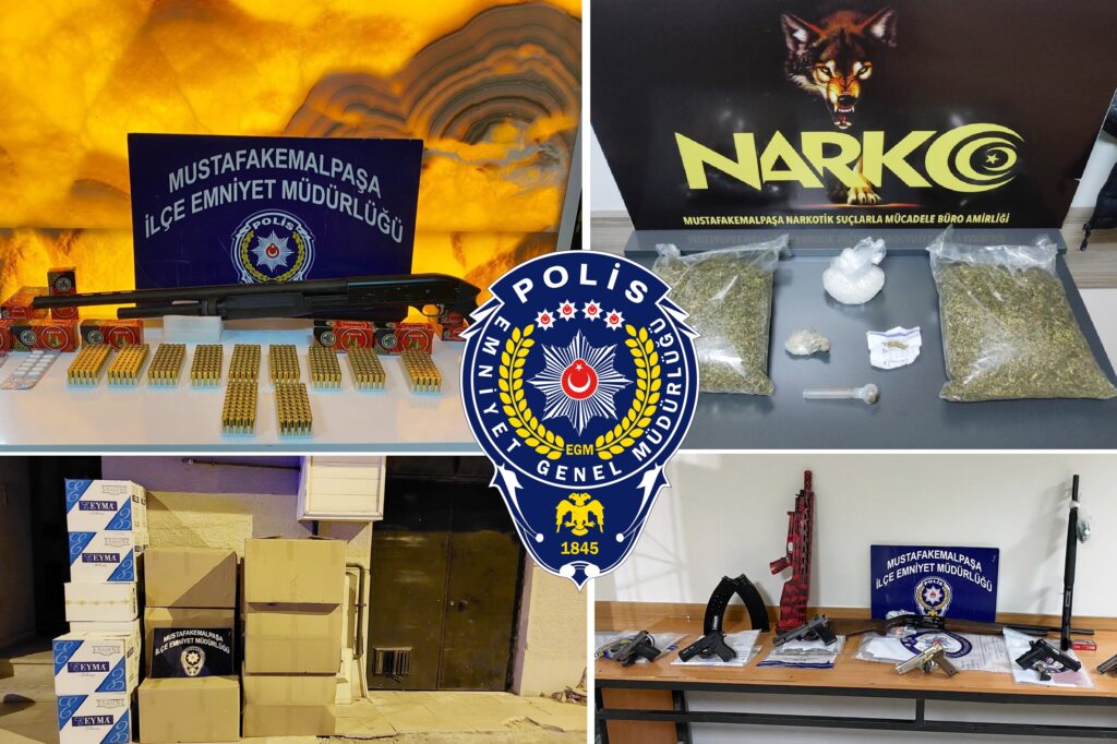 EMNİYET SUÇA VE SUÇLULARA GÖZ AÇTIRMADI