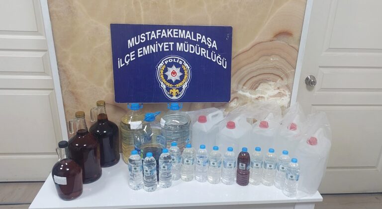 POLİSTEN ‘KAÇAK ALKOL’ OPERASYONU