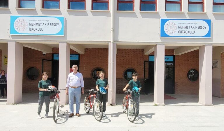 BURSLULUK SINAVINI KAZANDILAR, BİSİKLETİ KAPTILAR