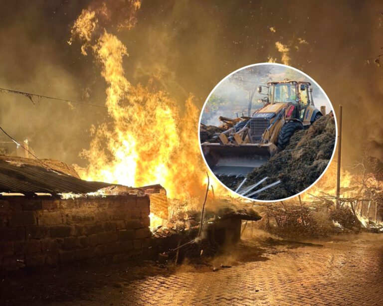 SİNCANSARNIÇ’TA YANGIN FELAKETİ