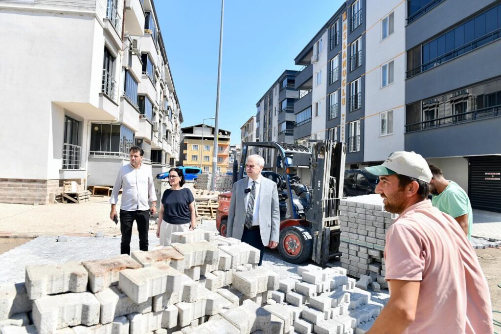 BAŞKAN ERDEM’DEN ÇALIŞMALARA YAKIN TAKİP