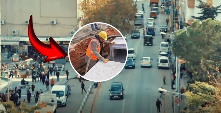 BURSA CADDESİ’NDE ‘ALTYAPI’ DÜĞMESİNE BASILIYOR