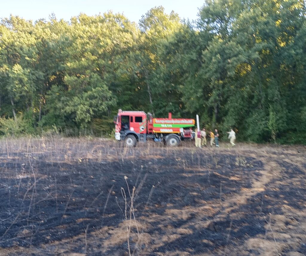 MUSTAFAKEMALPAŞA’DAKİ YANGIN TEDİRGİN ETTİ