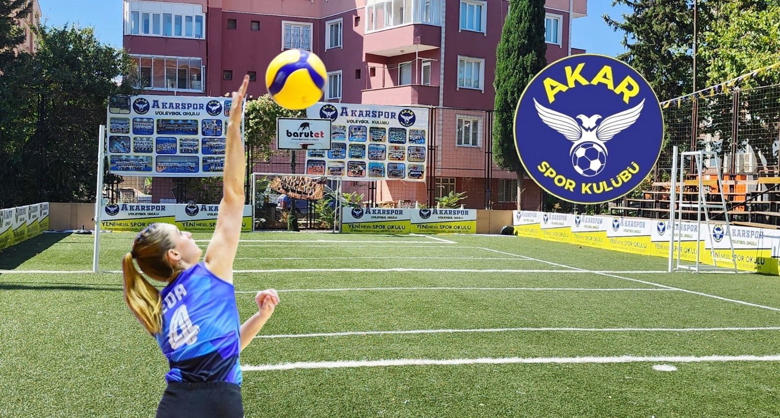 AKAR’DAN VOLEYBOLU SOKAĞA İNDİREN TURNUVA