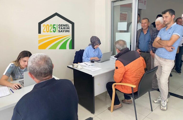 TARIM SAYIMINA YOĞUN KATILIM