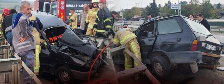 YAĞIŞLI YOLDA FACİADAN DÖNÜLDÜ