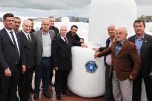 TEPECİK’TE SİLAJ PAKETLEME TESİSİ AÇILDI