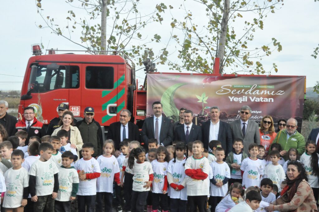 ‘YEŞİL VATAN’ İÇİN FİDANLAR TOPRAKLA BULUŞTU