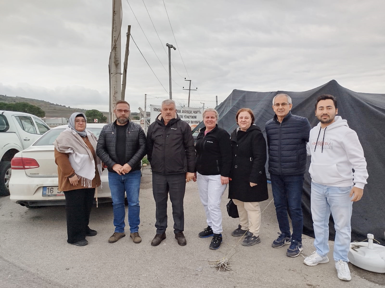 ZAFER PARTİSİ’NDEN EKER İŞÇİLERİNE DİRENİŞ DESTEĞİ