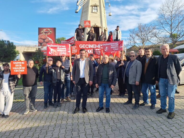 CHP’DEN HAYAT PAHALILIĞINA KORNALI EYLEM