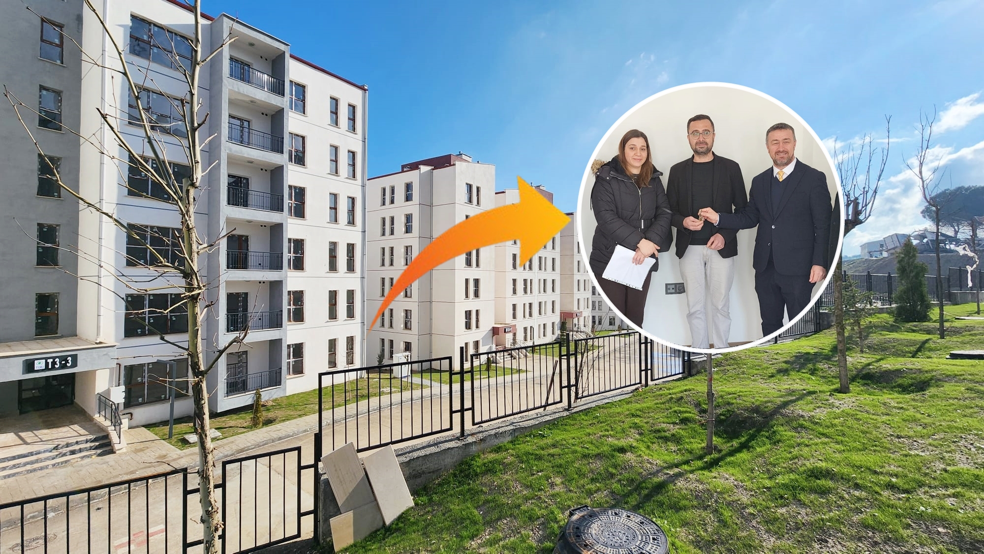 LALAŞAHİN TOKİ’DE TESLİMAT BAŞLADI