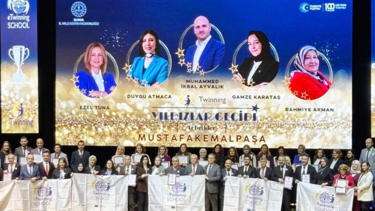 ETWİNNİNG BAŞARISI TAÇLANDI