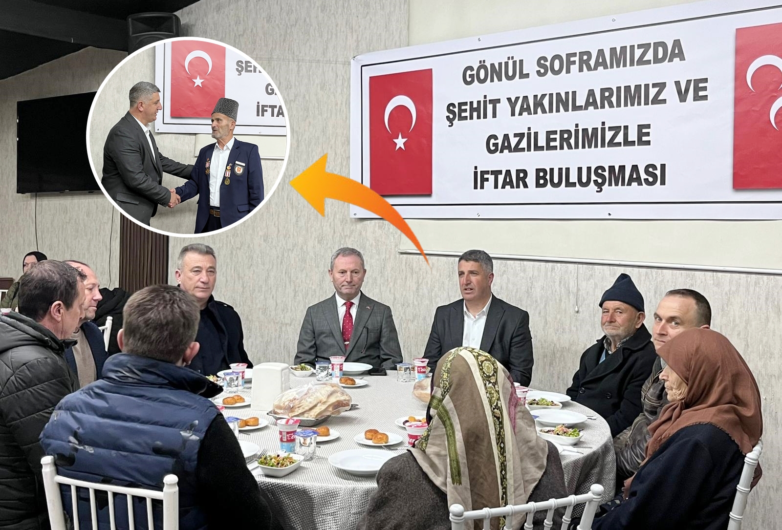 MHP’DEN ŞEHİT AİLELERİ VE GAZİLERE ANLAMLI İFTAR