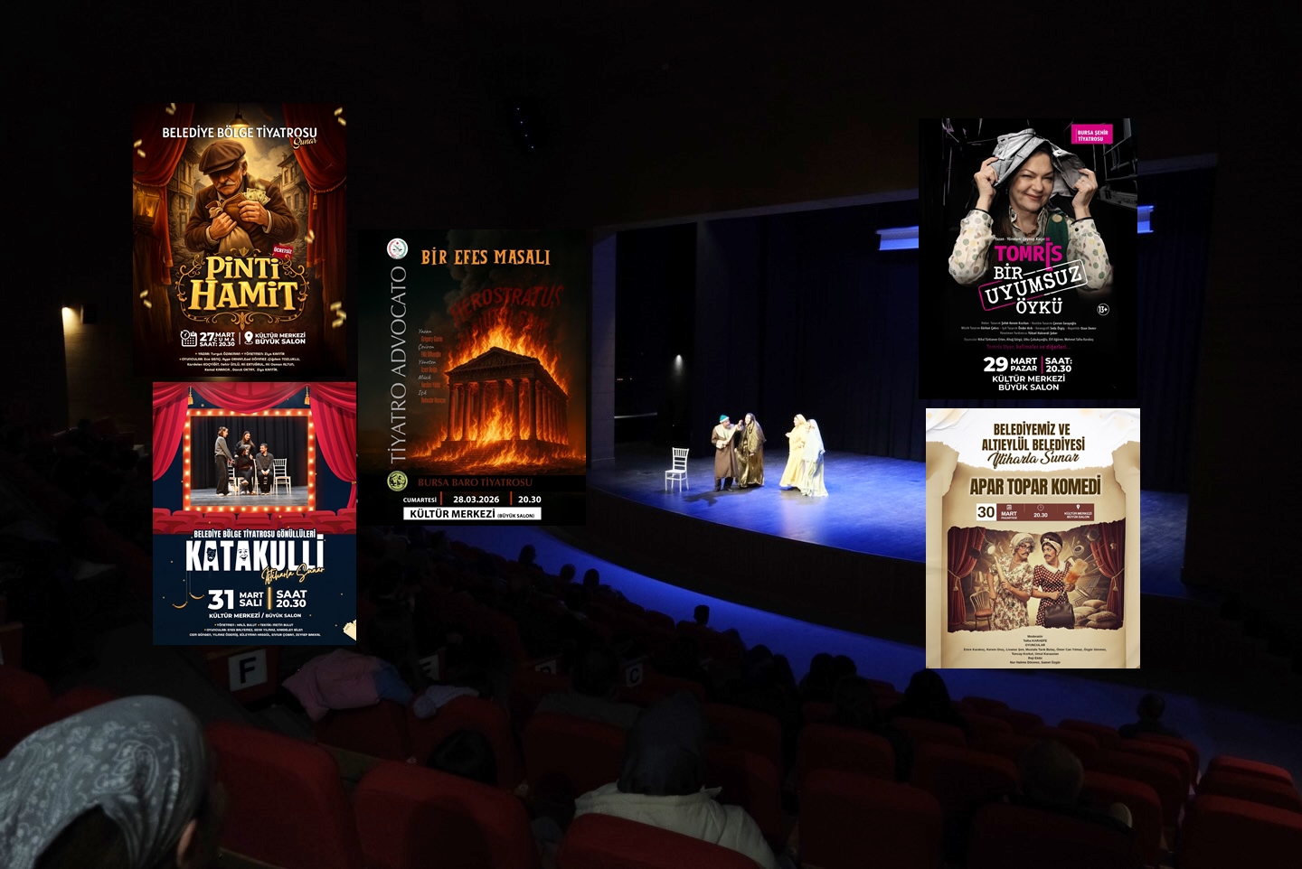 MUSTAFAKEMALPAŞA TİYATROYA DOYACAK